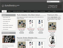 Tablet Screenshot of brakebleeders.com